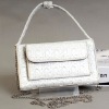 pure white ladies superb fashion leather tote bag