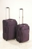 purple EVA travel trolley luggage suitcases