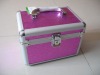 purple aluminum beauty case