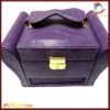 purple big cosmetic powder box