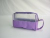 purple cheaper pvc cosmetic pouch bag