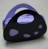 purple color cosmetic bag and case