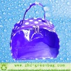 purple cosmetic bag