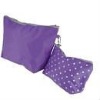 purple cosmetic bag