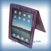 purple foldaway stand leather cases for i pad2