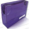 purple ladies cosmetic bag