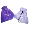 purple non woven drawstring bag