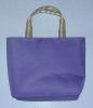 purple polyester shopper