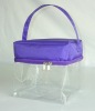 purple promotion bag pvc tote bag