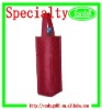 purple recycled non woven wine bag for 1 bottle