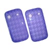 purple rhombic tpu case for blackberry 9360