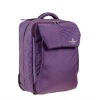 purple silk nylon leisure luggage bag suitcase