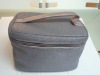 purple vanity case bag