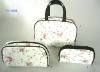 pvc cosmetic bag with handle