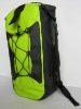 pvc green waterproof backpack bp09001