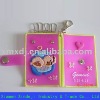 pvc key bag pink color and various printing