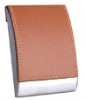 pvc leather card holder