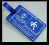 pvc luggage tag