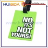 pvc luggage tag