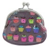 pvc metal frame coin purse for kids