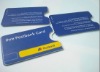 pvc plastic hard case card holder