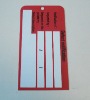 pvc/pp rubber luggage tags
