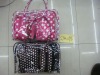 pvc&satin cosmetic bag set/Wash gargle bag