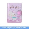 pvc vinyl name card holder like a small boook D-CC106