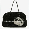 pvc woven handbag