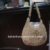 pvc woven handbag