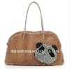 pvc woven handbag