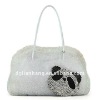 pvc woven handbag