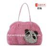 pvc woven handbag