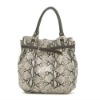 python skin handbags Leather Bag