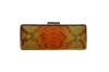 python snake skin  evening bag