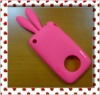 rabbit bunny silicone case for iphone 3G
