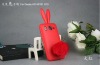 rabbit ear silicone mobile phone case for HTC Desire HD G10