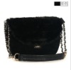 rabbit fur bag