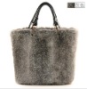 rabbit fur bag