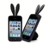 rabbit silicone case for iphone 3g/4g