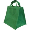 recyclable non woven shopping bag green