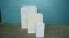 recyclable white kraft paper bag for shopping