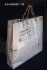 recycle newspaper shopping bag