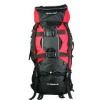 red 600D hiking backpacks