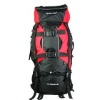 red 80L hiking backpacks