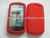 red SILICONE rubber skin soft back cover case for HUAWEI IMPULSE 4G U8800