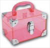 red acryl cosmetic case/acryl jewel case/plastics case/gift case/stationery case