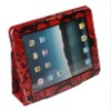 red-black leather case for your loving IPAD