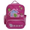 red color student bag