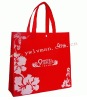 red eco-friendly shopping bag